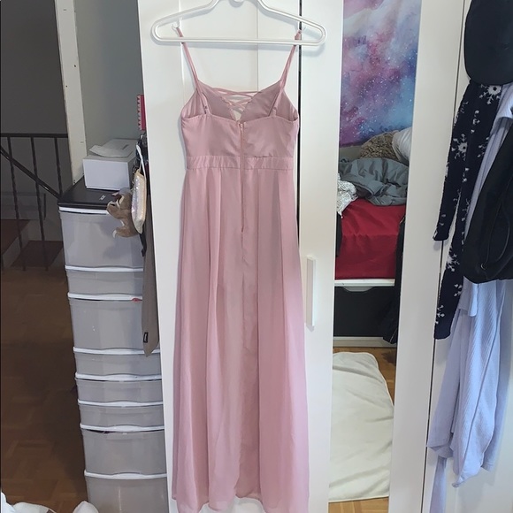 Pink Romper Chiffon High-Low Dress from Revamped - Picture 8 of 14